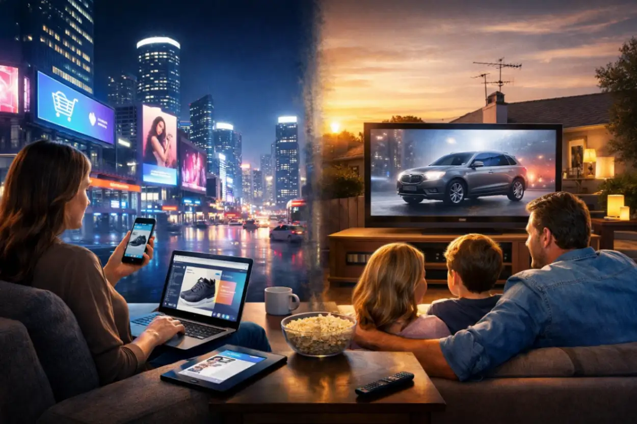 Digital vs TV реклама 2026 тренды и прогноз